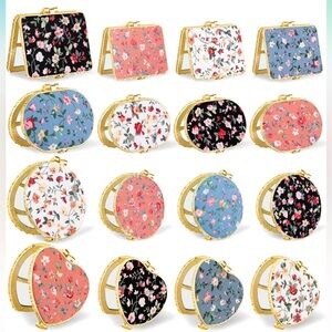 Floral Print pocket mirror